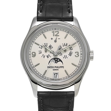 パテック フィリップ コンプリケーション アニュアルカレンダー 5146G-001 アイボリー メンズ 時計 【中古】【wristwatch】