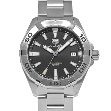 タグ ホイヤー アクアレーサー クォーツ WBD1110.BA0928 ブラック メンズ 時計 【中古】【wristwatch】