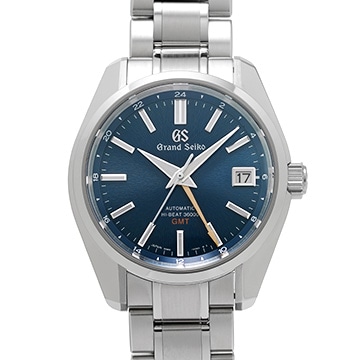 グランドセイコー ヘリテージコレクション メカニカル ハイビート36000 GMT SBGJ235 ブルー メンズ 時計 【中古】【wristwatch】