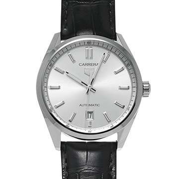 タグ ホイヤー カレラ キャリバー5 WBN2111.FC6505 シルバー メンズ 時計 【中古】【wristwatch】