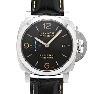 パネライ ルミノールマリーナ 1950 3デイズ アッチャイオ PAM01312 ブラック メンズ 時計 【中古】【wristwatch】