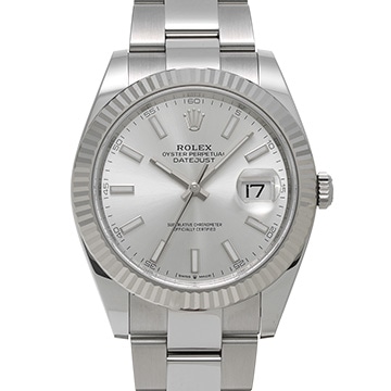 ロレックス デイトジャスト 41 126334 シルバー メンズ 時計 【中古】【wristwatch】