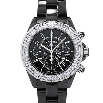 シャネル J12 クロノグラフ 41MM H1009 ブラック メンズ 時計 【中古】【wristwatch】