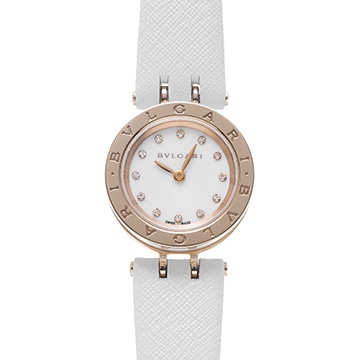 ブルガリ ビーゼロワン BZP23SG ホワイト/ダイヤモンド レディース 時計 【中古】【wristwatch】