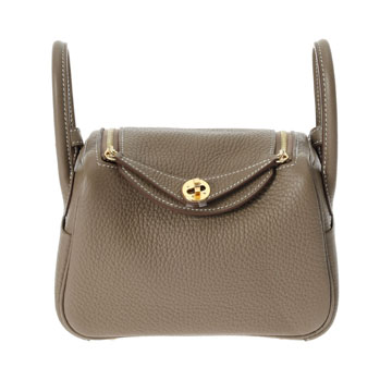エルメス リンディ ミニ エトゥープ トリヨンクレマンス レディース バッグ 【未使用】【bag】