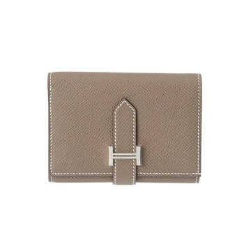 エルメス ベアン コンビネ エトゥープ ヴォーエプソン レディース 財布 【新品】【purse】