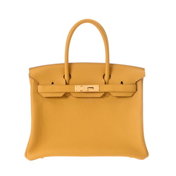 エルメス バーキン 30 ジョーヌアンプル トリヨンクレマンス レディース バッグ 【中古】【bag】