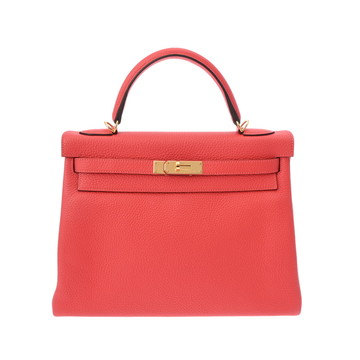 エルメス ケリー 32 内縫い 2WAY ローズジャイプール トリヨンクレマンス レディース バッグ 【中古】【bag】