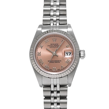 ロレックス デイトジャスト 79174 ピンク レディース 時計 【中古】【wristwatch】