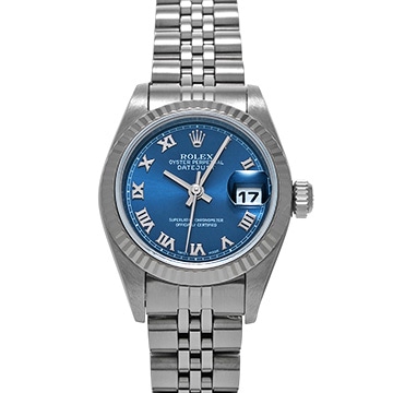ロレックス デイトジャスト 79174 ブルー レディース 時計 【中古】【wristwatch】