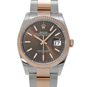 ロレックス デイトジャスト 36 126231 チョコレート メンズ 時計 【中古】【wristwatch】