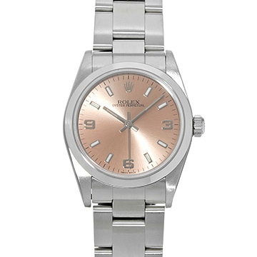 ロレックス オイスターパーペチュアル 77080 ピンク ユニセックス 時計 【中古】【wristwatch】