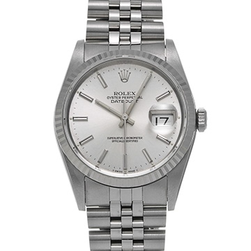 ロレックス デイトジャスト 16234 シルバー メンズ 時計 【中古】【wristwatch】