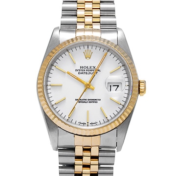 ロレックス デイトジャスト 16233 ホワイト メンズ 時計 【中古】【wristwatch】
