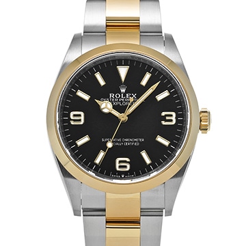 ロレックス エクスプローラー 36 124273 ブラック メンズ 時計 【中古】【wristwatch】