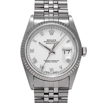 ロレックス デイトジャスト 16234 ホワイト メンズ 時計 【中古】【wristwatch】
