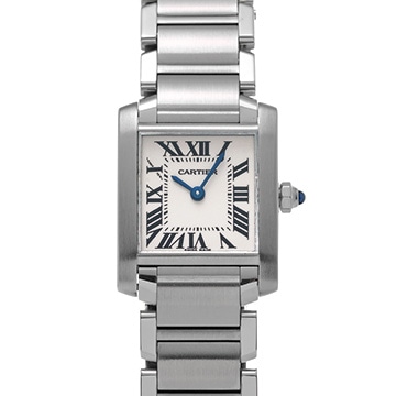 カルティエ タンクフランセーズ SM　 W51008Q3 シルバー レディース 時計 【中古】【wristwatch】