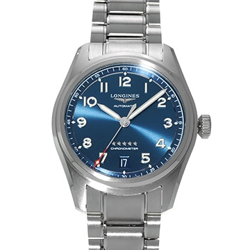 ロンジン スピリット L3.410.4.93.6 ブルー メンズ 時計 【中古】【wristwatch】