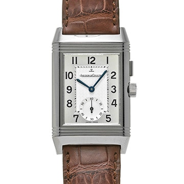 ジャガー ルクルト レベルソ デュオ Q2718410 シルバー/ブラック メンズ 時計 【中古】【wristwatch】