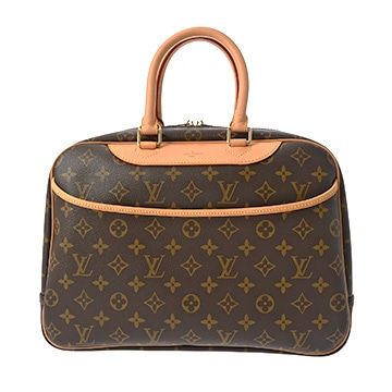 ルイ ヴィトン モノグラム ドーヴィル ブラウン M47270 モノグラムキャンバス レディース バッグ 【中古】【bag】