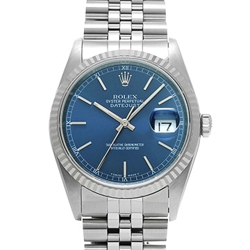 ロレックス デイトジャスト 16234 ブルー メンズ 時計 【中古】【wristwatch】