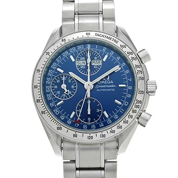 オメガ スピードマスター トリプルカレンダー 3523.80 ブルー メンズ 時計 【中古】【wristwatch】