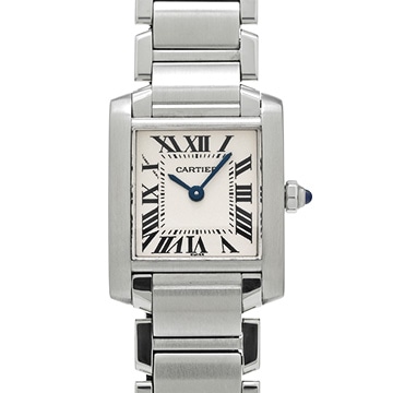 カルティエ タンクフランセーズ SM　 W51008Q3 シルバー レディース 時計 【中古】【wristwatch】