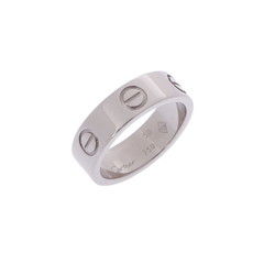 カルティエ ラブリング #50 シルバー K18ホワイトゴールド WG レディース ジュエリー 【中古】【jewelry】