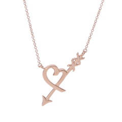 ティファニー ハート&アロー ネックレス ゴールド K18ピンクゴールド PG レディース ジュエリー 【中古】【jewelry】