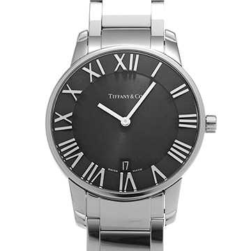 ティファニー アトラス ドーム Z1800.11.10A10A00A ブラック メンズ 時計 【中古】【wristwatch】