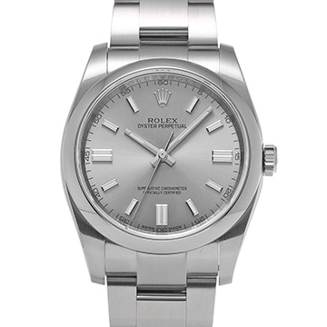 ロレックス オイスターパーペチュアル 36 116000 グレー メンズ 時計 【中古】【wristwatch】