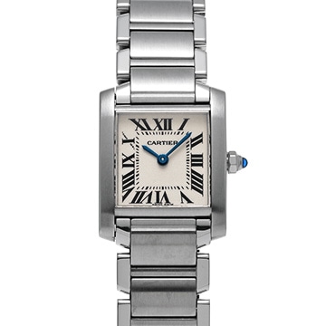 カルティエ タンクフランセーズ SM　 W51008Q3 シルバー レディース 時計 【中古】【wristwatch】