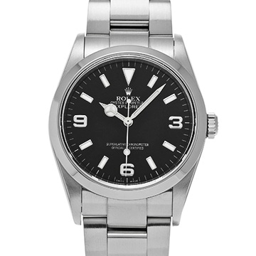 ロレックス エクスプローラー 114270 ブラック メンズ 時計 【中古】【wristwatch】