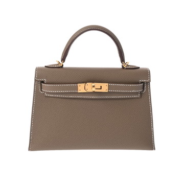 エルメス ミニケリー2 2WAY エトゥープ ヴォーエプソン レディース バッグ 【新品】【bag】