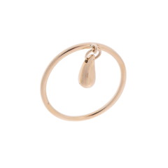 ティファニー ティアドロップ リング ゴールド K18イエローゴールド YG レディース ジュエリー 【中古】【jewelry】