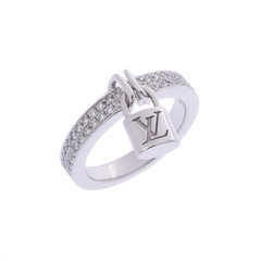 ルイ ヴィトン バーグロックイットリング PM #49 シルバー K18ホワイトゴールド WG レディース ジュエリー 【中古】【jewelry】