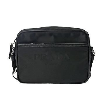 プラダ ブラック 2VH144 ナイロン/サフィアーノレザー レディース バッグ 【中古】【bag】