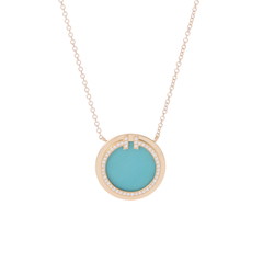 ティファニー Tサークル ネックレス ゴールド K18イエローゴールド YG レディース ジュエリー 【中古】【jewelry】
