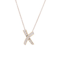 ティファニー グラフィティX ネックレス ゴールド K18イエローゴールド YG レディース ジュエリー 【中古】【jewelry】