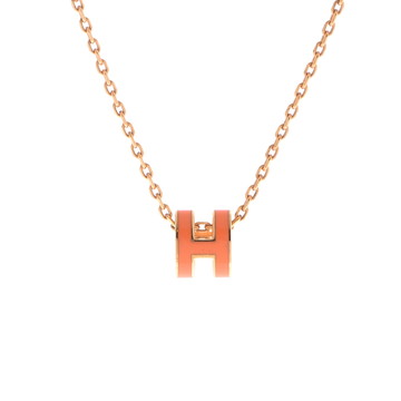 エルメス ポップH ミニ オレンジ エナメル ユニセックス ジュエリー 【中古】【jewelry】