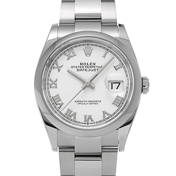 ロレックス デイトジャスト 36 126200 ホワイト メンズ 時計 【中古】【wristwatch】