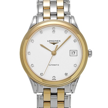 ロンジン フラッグシップ L4.774.3.27.7 ホワイト/ダイヤモンド メンズ 時計 【新品】【wristwatch】