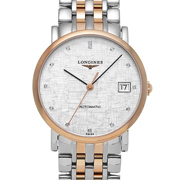 ロンジン エレガント L4.809.5.77.7 ホワイト/ダイヤモンド メンズ 時計 【未使用】【wristwatch】