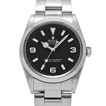 ロレックス エクスプローラー 14270 ブラック メンズ 時計 【中古】【wristwatch】