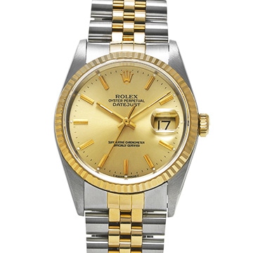 ロレックス デイトジャスト 16233 シャンパン メンズ 時計 【中古】【wristwatch】