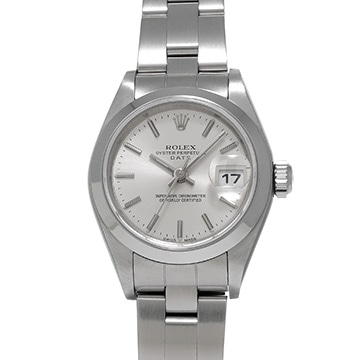 ロレックス オイスター パーペチュアル デイト 79160 シルバー レディース 時計 【中古】【wristwatch】