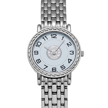 エルメス セリエ SE4.210.180/4117 ホワイト レディース 時計 【中古】【wristwatch】