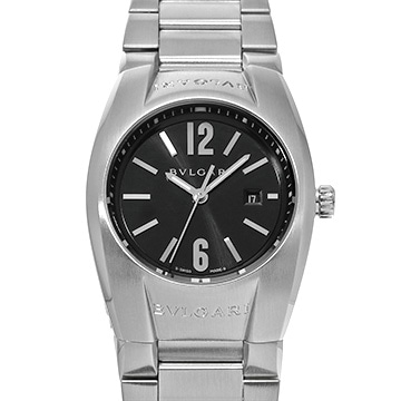 ブルガリ エルゴン EG30S ブラック ユニセックス 時計 【中古】【wristwatch】