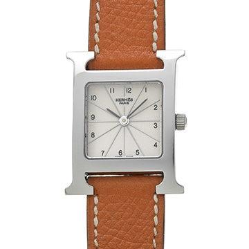 エルメス Hウォッチ HH1.210.260 アイボリー レディース 時計 【中古】【wristwatch】