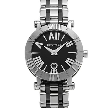 ティファニー アトラス Z1300.11.11A10A00A ブラック レディース 時計 【中古】【wristwatch】